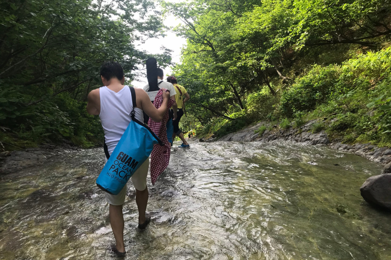 カムイワッカの滝