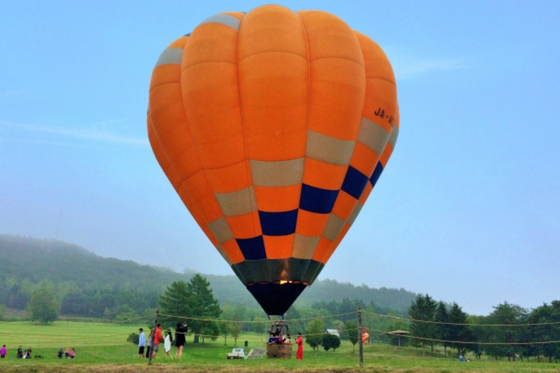 十勝川気球