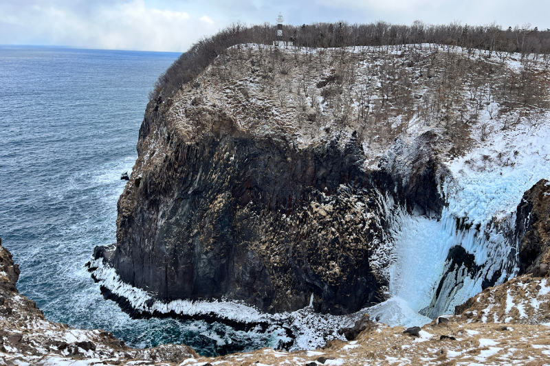 フレペの滝・冬