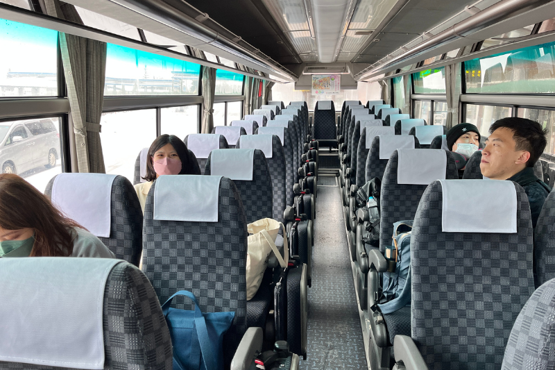 知床エアポートライナー車内